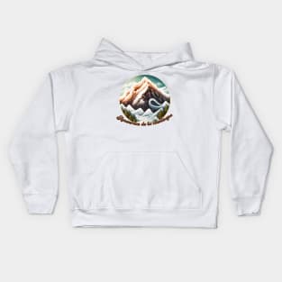 Amoureux de la montagne #3 (Mountain Lover) Kids Hoodie